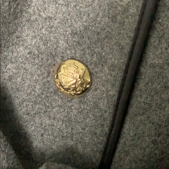 Juicy Couture grey hooded cape - Picture 2 of 6